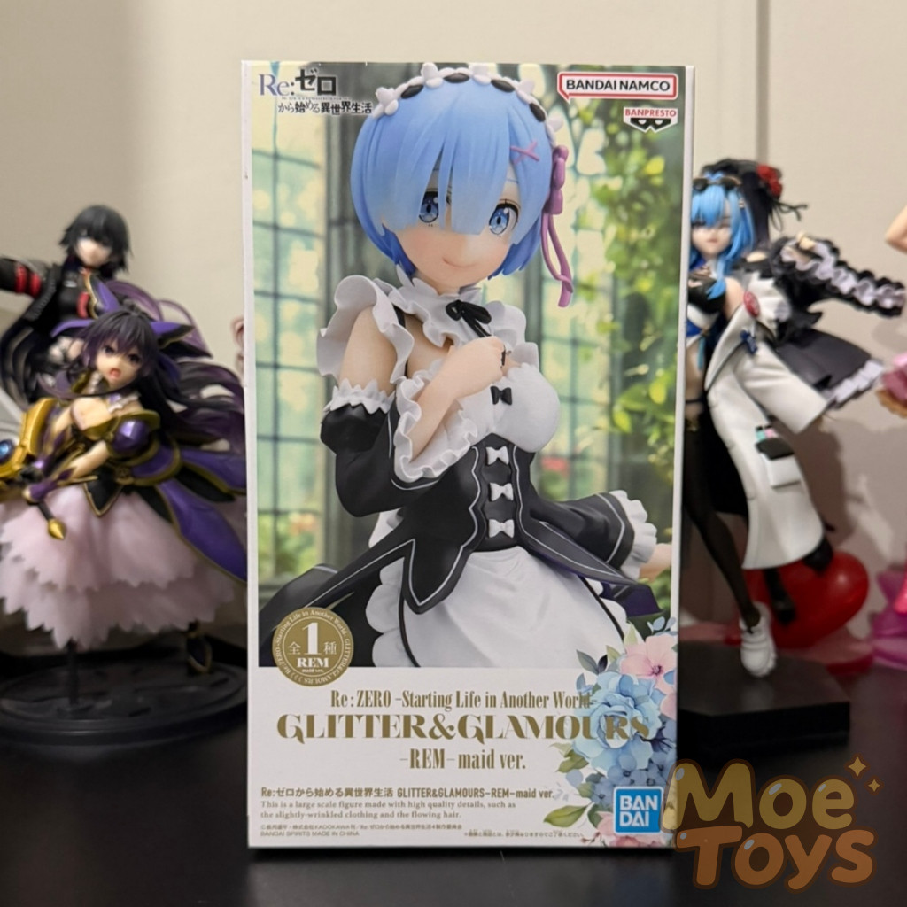 BANPRESTO Glitter & Glamours Figure - Rem - Maid - Re:Zero Kara Hajimeru Isekai Seikatsu