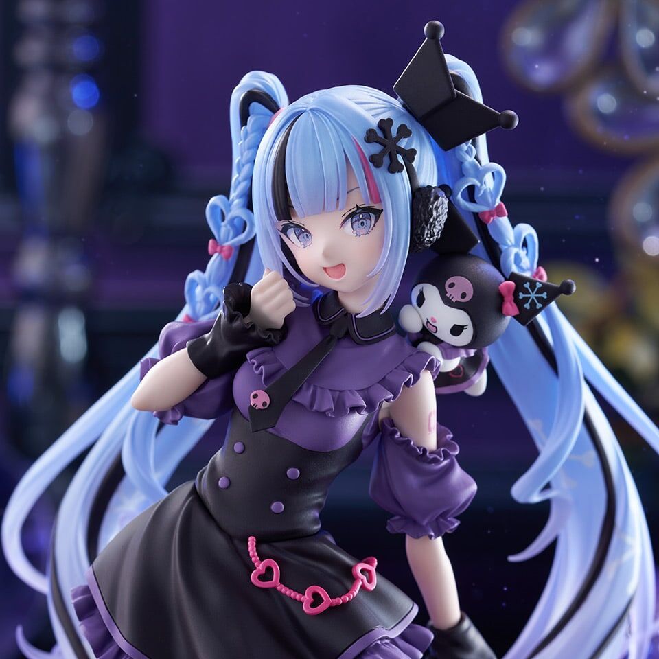 FuRyu Trio-Try-iT Figure - Snow Miku / Hatsune Miku x Kuromi - Vocaloid thumbnail 3