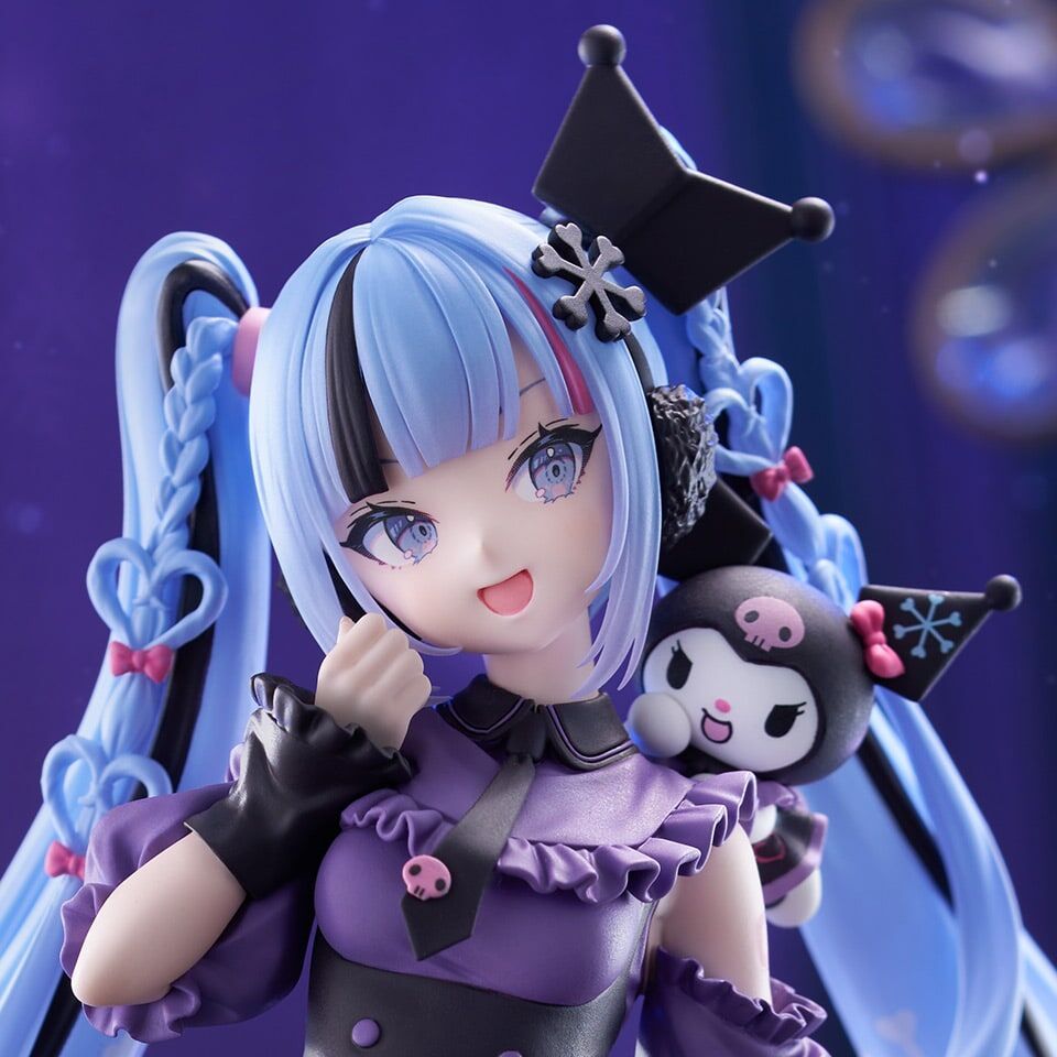 FuRyu Trio-Try-iT Figure - Snow Miku / Hatsune Miku x Kuromi - Vocaloid thumbnail 4